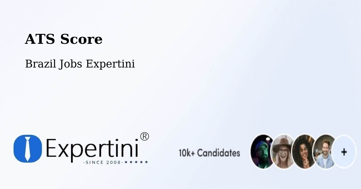Resume ATS Score & Job Description Match Tool – Timóteo - Brazil Jobs Expertini