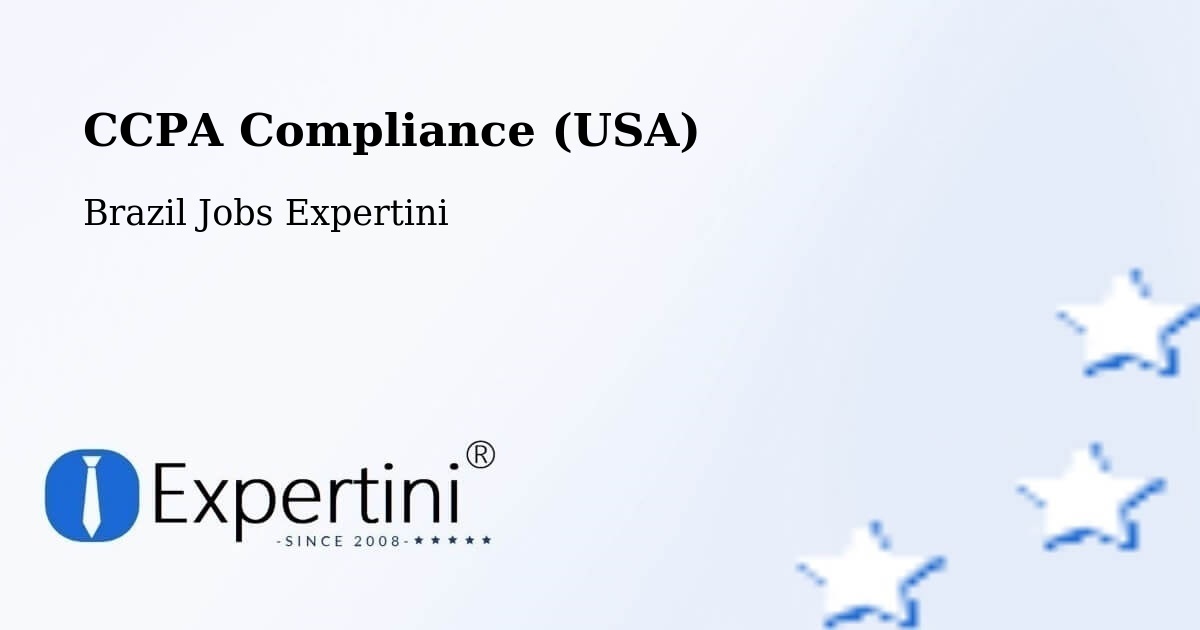 CCPA Privacy Rights & Compliance Notice – Timóteo - Brazil Jobs Expertini