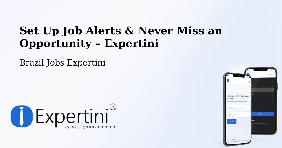 Job Alerts Guide – Get Notified About New Jobs in Timóteo - Timóteo, Brazil Jobs Expertini