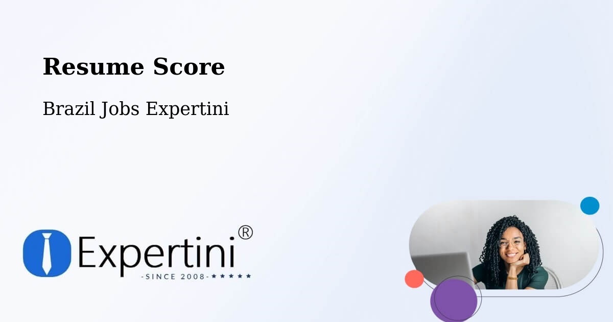 Resume Score & Job Description Match Tool – Timóteo - Brazil Jobs Expertini